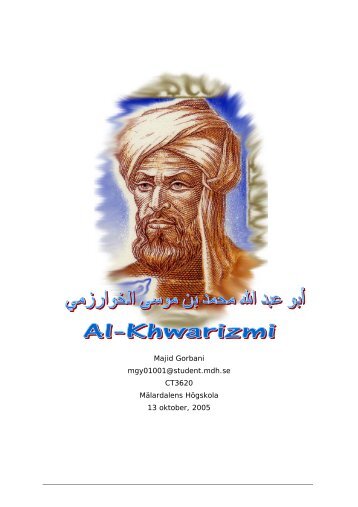 Al'Khwarizmi (36D), Majid - Mälardalens högskola