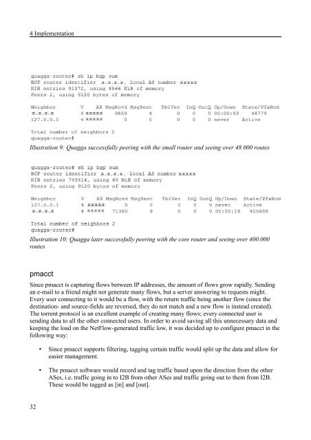 Implementation of data collection tools using NetFlow for statistical ...