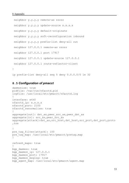 Implementation of data collection tools using NetFlow for statistical ...