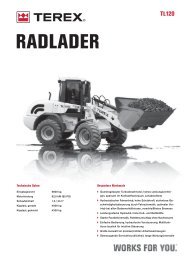 TL120 Datenblatt - Terex Corporation