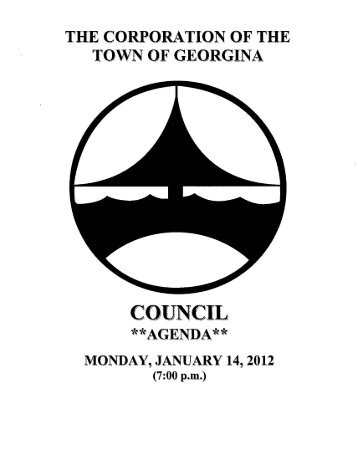 Agenda, 7.62MB - Town of Georgina