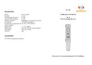 PH meter TE10 TEC-HU handleiding - Headshop