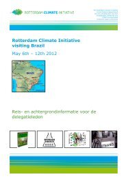 Rotterdam Climate Initiative visiting Brazil