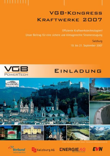 Einladung VGB-Kongress 2007 - VGB PowerTech