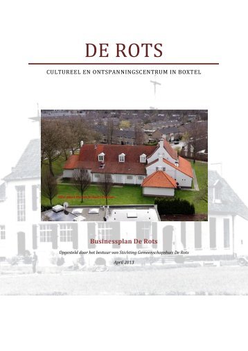 Businessplan - Gemeente Boxtel