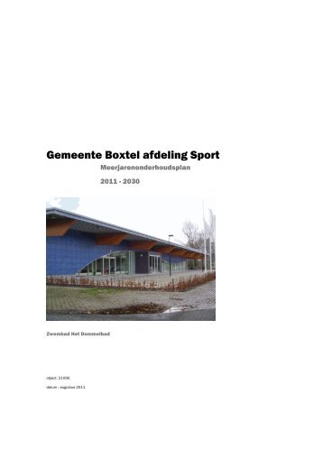 MOP Dommelbad - Gemeente Boxtel