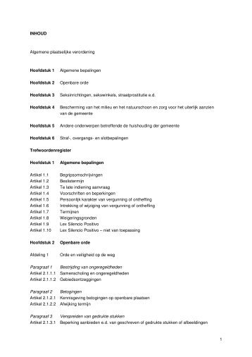 Apv - Gemeente Boxtel