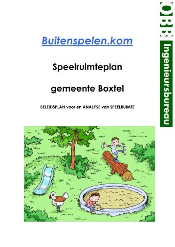 Speelruimteplan - Gemeente Boxtel