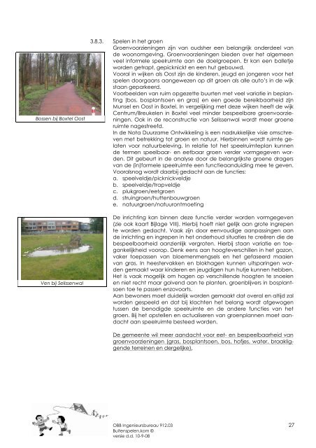 Speelruimteplan - Gemeente Boxtel