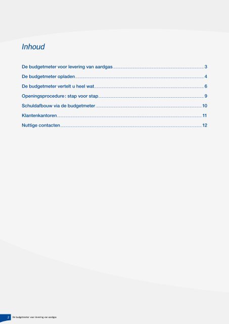 Brochure budgetmeter aardgas - Eandis