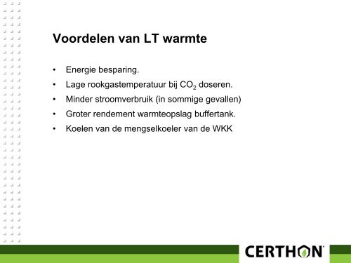 Laagwaardige warmte en het verwarmingssysteem - Energiek2020