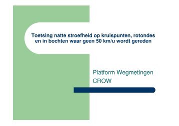 Presentatie - Crow