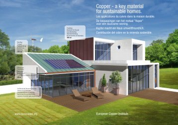 Copper - a key material for sustainable homes.