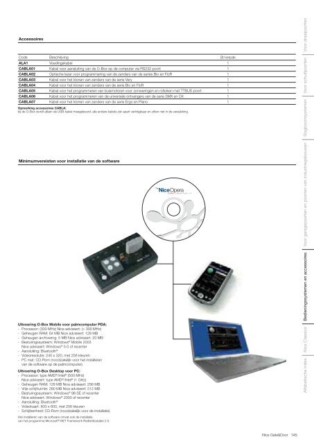 N ice Nice to m Gate&Door Catalogus 2010 - Nice SpA