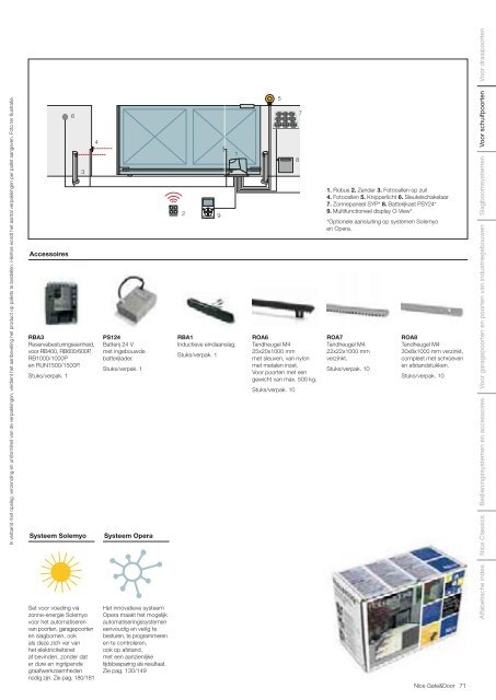 N ice Nice to m Gate&Door Catalogus 2010 - Nice SpA