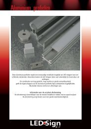 Aluminium profielen - LEDSign BV