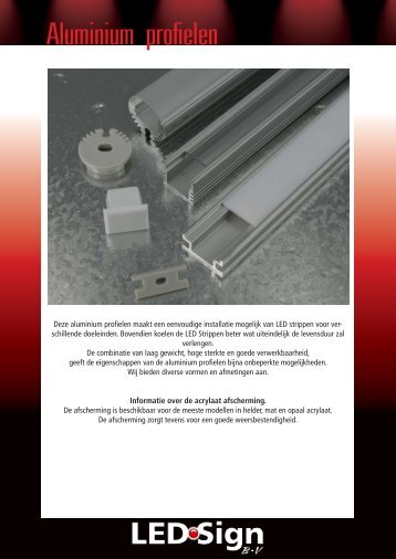 Aluminium profielen - LEDSign BV