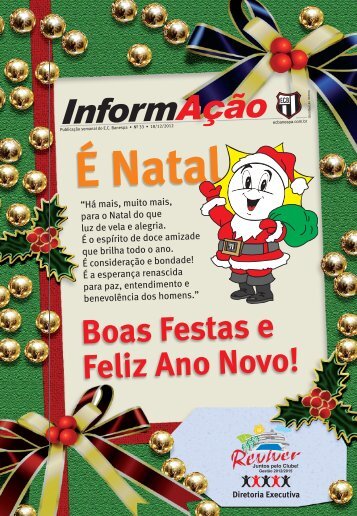 É Natal Boas Festas e Feliz Ano Novo! - Esporte Clube Banespa