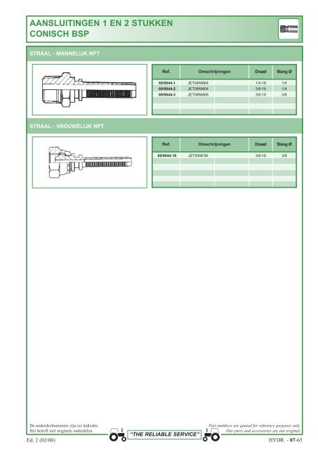 aansluitingen 1 en 2 stukken - Picturesbase-agripro.com