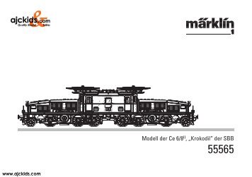 Modell der Ce 6/8II, „Krokodil“ der SBB