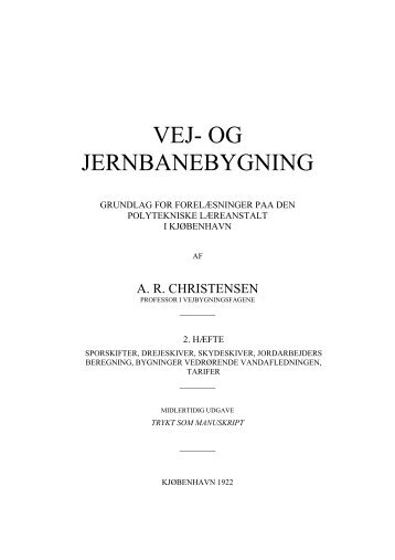 Jernbanebygning, 1922 - Modelbaneteknik