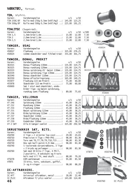 VEJLE RC ELEKTRONIK Aps KATALOG NR. 22 TLF.: 75 83 25 33