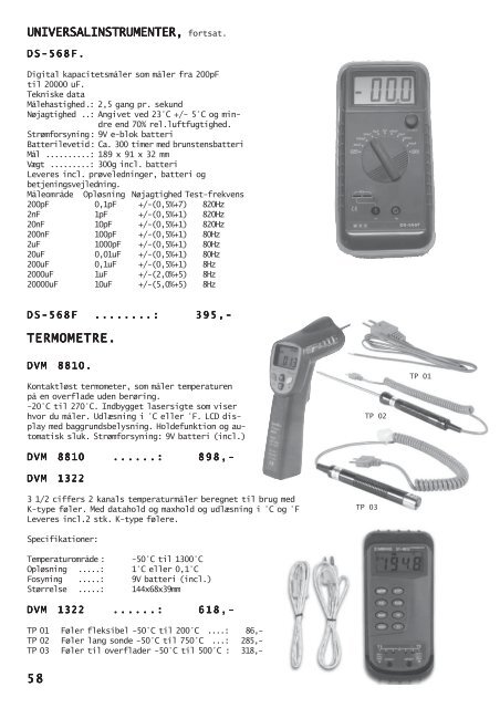 VEJLE RC ELEKTRONIK Aps KATALOG NR. 22 TLF.: 75 83 25 33