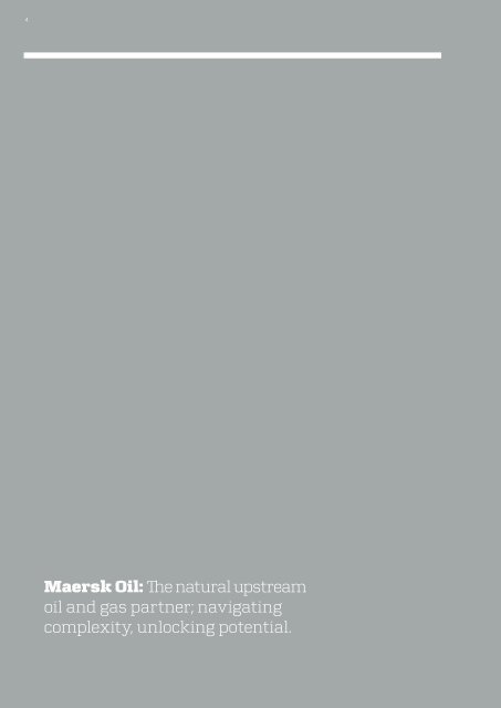 Maersk Oil Company Profile