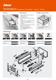 Blum Tandembox Hoog D