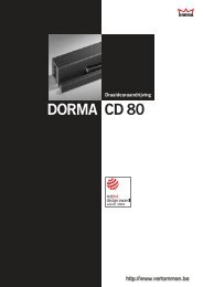 DORMA CD80