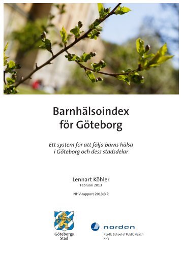 Barnhälsoindex för Göteborg - Nordiska högskolan för ...