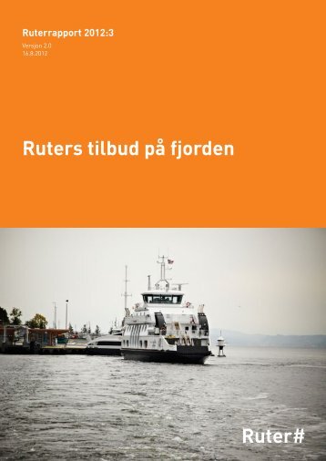 2012:3 Ruters tilbud på fjorden