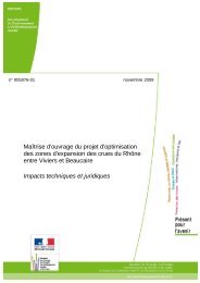 Maîtrise d'ouvrage du projet d'optimisation des zones d'expansion ...