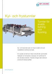 Kyl- och frystunnlar - Air Liquide