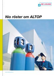 Nio röster om ALTOP - Air Liquide