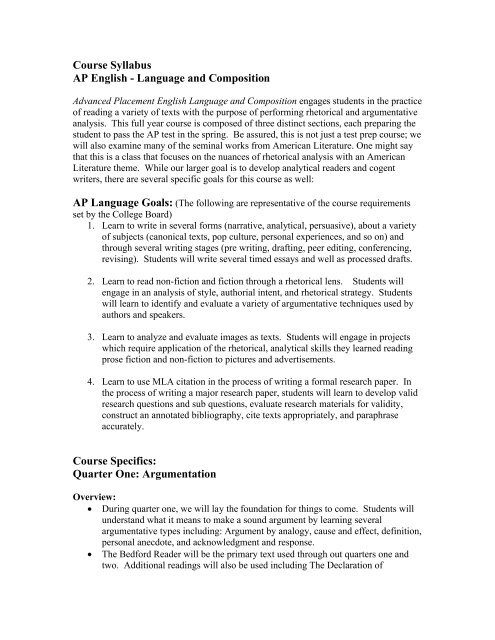 ap english language and composition argument essay