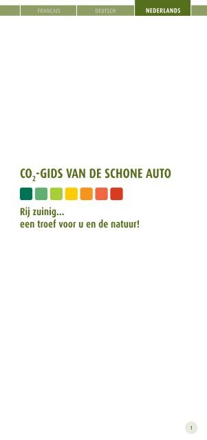 gids van de schone auto - FOD Volksgezondheid, Veiligheid van de ...