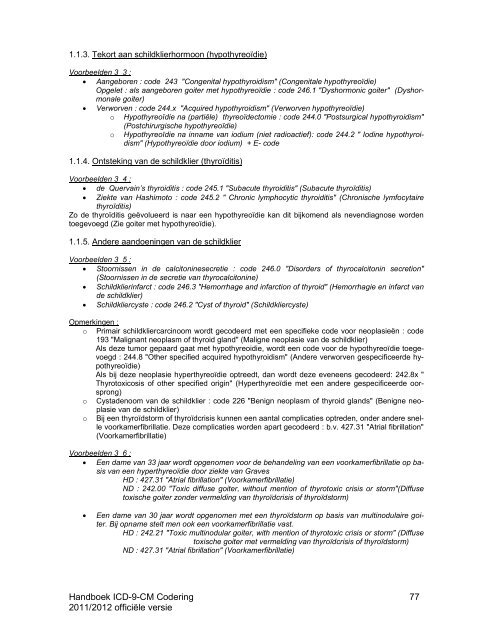 Codeerhandboek ICD-9-CM 2011 / 2012 - Ministerie van Sociale ...