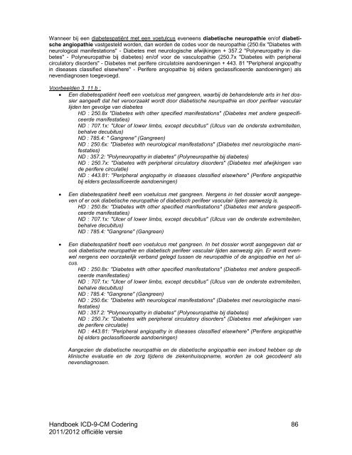 Codeerhandboek ICD-9-CM 2011 / 2012 - Ministerie van Sociale ...