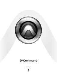 D-Command Guide v7.4 (PDF) - Digidesign