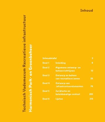 Download het Technisch Vademecum Recreatieve Infrastructuur