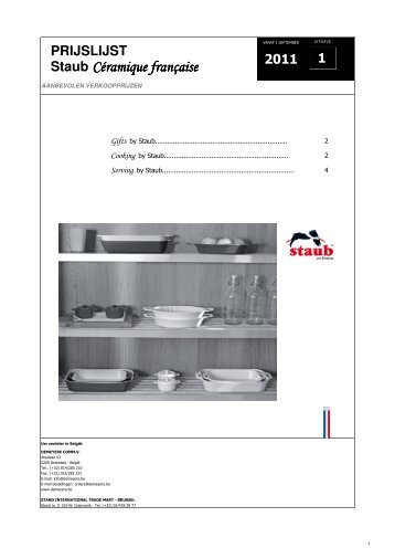 pdf staub céramique - PLASTINOX