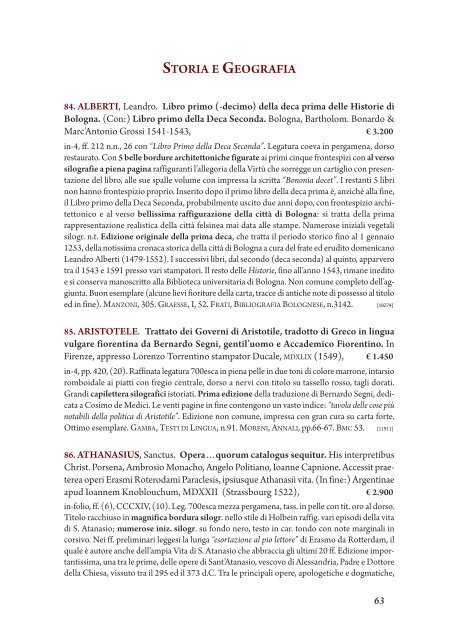 Libreria Antiquaria Pregliasco - Catalogo 102