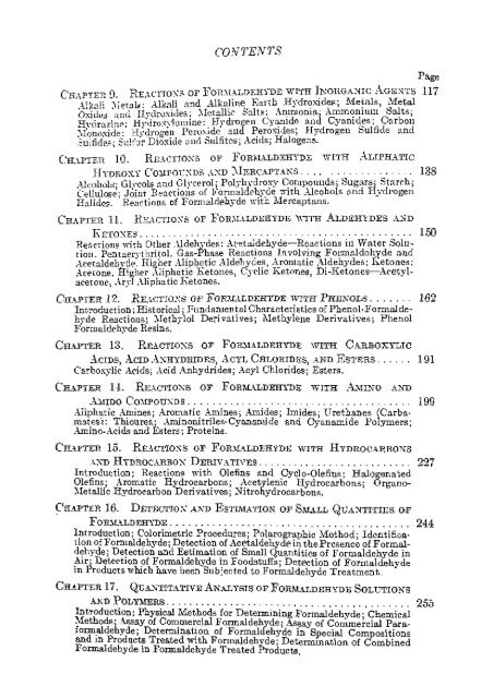 formaldehyde - Sciencemadness Dot Org