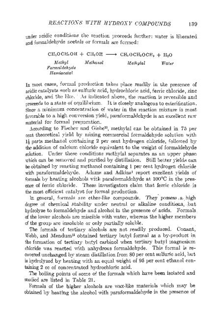 formaldehyde - Sciencemadness Dot Org