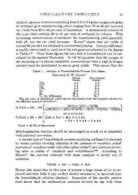 formaldehyde - Sciencemadness Dot Org