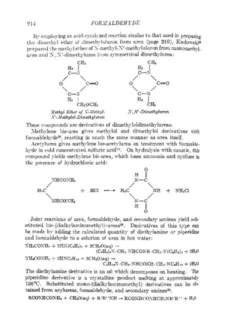 formaldehyde - Sciencemadness Dot Org