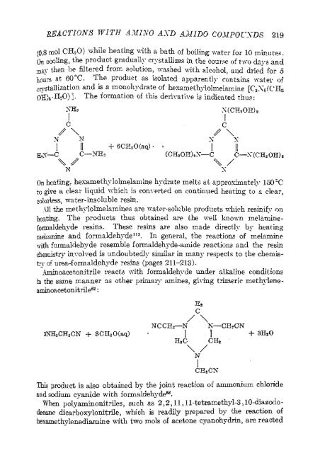 formaldehyde - Sciencemadness Dot Org