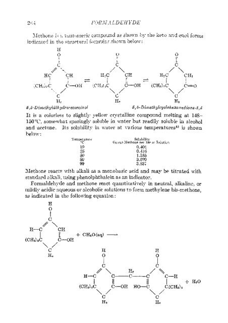 formaldehyde - Sciencemadness Dot Org