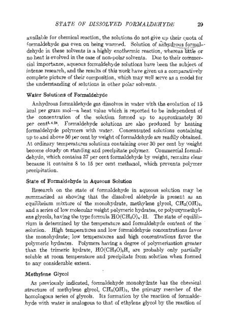 formaldehyde - Sciencemadness Dot Org